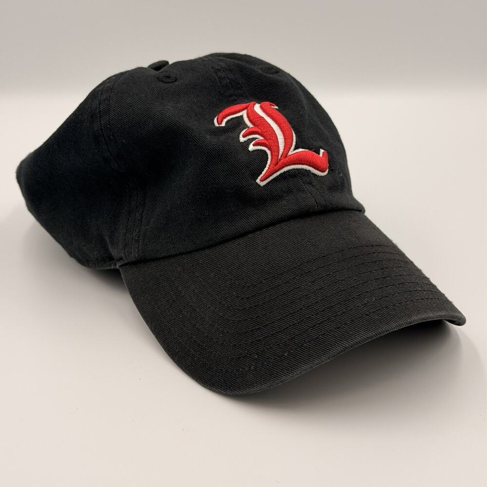 47 Brand University of Louisville Cardinals Adjustable Strapback Hat Black